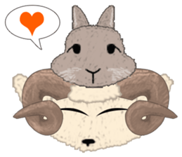 Ori's Animal Pair Stickers "ani+ani" sticker #2516967