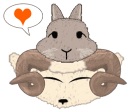 Ori's Animal Pair Stickers "ani+ani" sticker #2516967