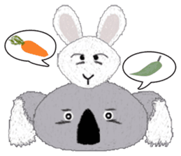 Ori's Animal Pair Stickers "ani+ani" sticker #2516995