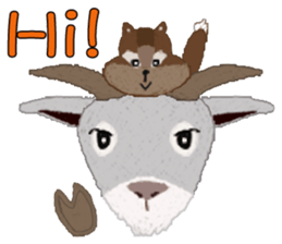 Ori's Animal Pair Stickers "ani+ani" sticker #2517003