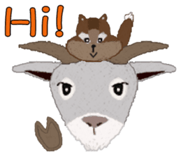 Ori's Animal Pair Stickers "ani+ani" sticker #2517003