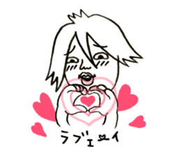 A playful boy!! sticker #2517728