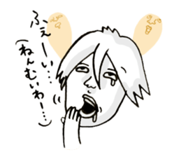 A playful boy!! sticker #2517733