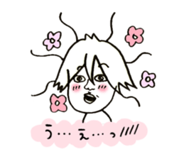 A playful boy!! sticker #2517756