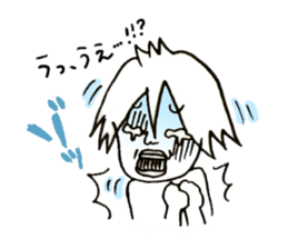 A playful boy!! sticker #2517758