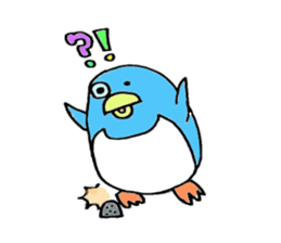 cute penguin sticker sticker #2518259