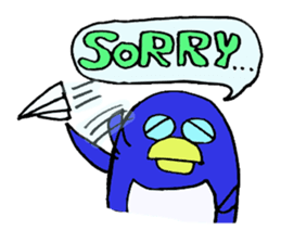 cute penguin sticker sticker #2518261