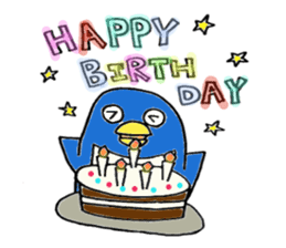 cute penguin sticker sticker #2518263