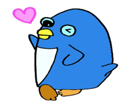 cute penguin sticker sticker #2518267