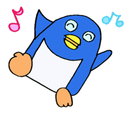 cute penguin sticker sticker #2518268