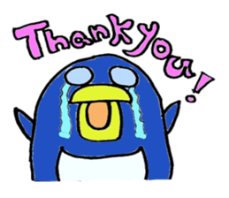 cute penguin sticker sticker #2518275