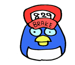 cute penguin sticker sticker #2518284