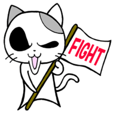 funky cat 2 sticker #2519174