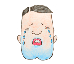 Peaple of cleft chin sticker #2519304