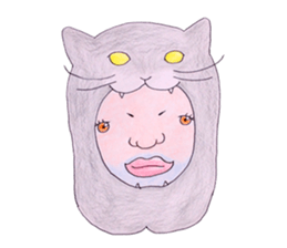 Peaple of cleft chin sticker #2519319