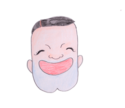 Peaple of cleft chin sticker #2519323