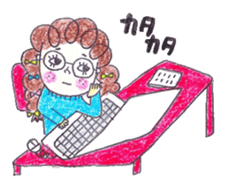 Daily life of Kuruko sticker #2519532
