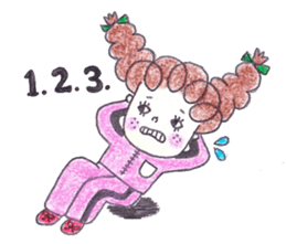 Daily life of Kuruko sticker #2519537