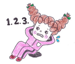 Daily life of Kuruko sticker #2519537