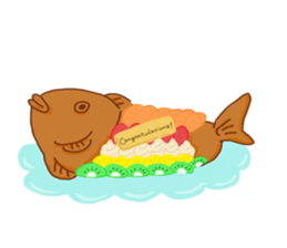 Japanese Taiyaki sticker #2519735