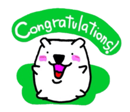 Polar Bear. Name Shirotama. sticker #2520165