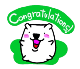 Polar Bear. Name Shirotama. sticker #2520165