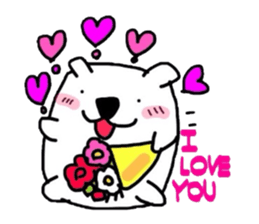 Polar Bear. Name Shirotama. sticker #2520166