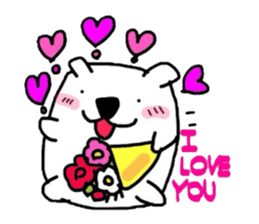 Polar Bear. Name Shirotama. sticker #2520166