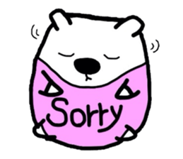 Polar Bear. Name Shirotama. sticker #2520171