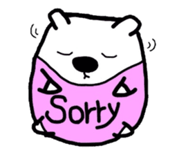 Polar Bear. Name Shirotama. sticker #2520171