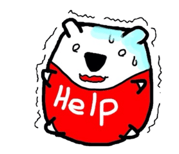 Polar Bear. Name Shirotama. sticker #2520174