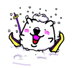 Polar Bear. Name Shirotama. sticker #2520176