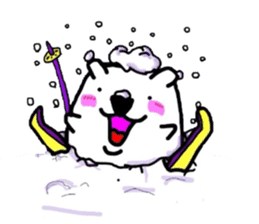 Polar Bear. Name Shirotama. sticker #2520176