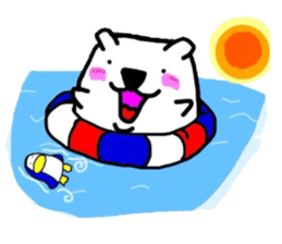 Polar Bear. Name Shirotama. sticker #2520179