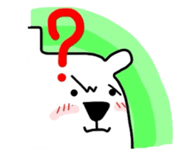 Polar Bear. Name Shirotama. sticker #2520181