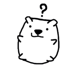Polar Bear. Name Shirotama. sticker #2520185