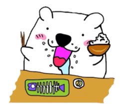Polar Bear. Name Shirotama. sticker #2520191