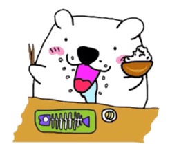 Polar Bear. Name Shirotama. sticker #2520191