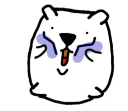 Polar Bear. Name Shirotama. sticker #2520193