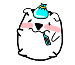 Polar Bear. Name Shirotama. sticker #2520194