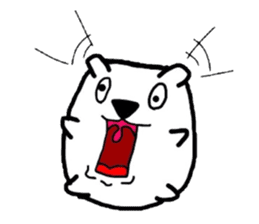 Polar Bear. Name Shirotama. sticker #2520197