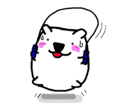 Polar Bear. Name Shirotama. sticker #2520198