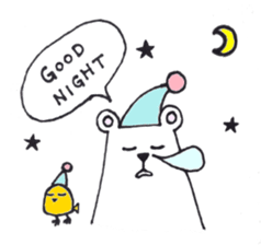 Polar Bear-Lou sticker #2520483