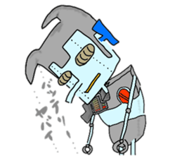 ZENTAI,rabbit&robot. 3rd sticker #2520488