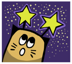 Cat planet sticker #2521246