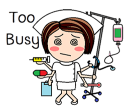 Nan is a nurse Part.2 (Eng.) sticker #2522107