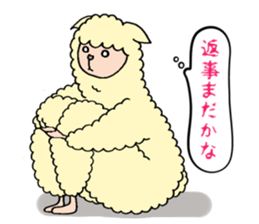 colorful alpacas! sticker #2522292