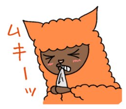 colorful alpacas! sticker #2522312