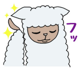 colorful alpacas! sticker #2522322