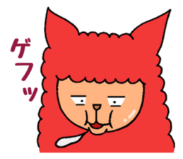 colorful alpacas! sticker #2522323